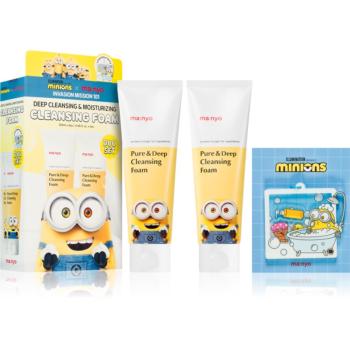 ma:nyo Minions Pure & Deep Cleansing Foam Duo Set darčeková sada(pre dokonalé vyčistenie pleti)