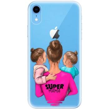 iSaprio Super Mama – Two Girls pre iPhone Xr (smtwgir-TPU2-iXR)