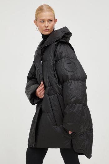 Páperová bunda MMC STUDIO Moonwalk dámska, čierna farba, zimná, oversize