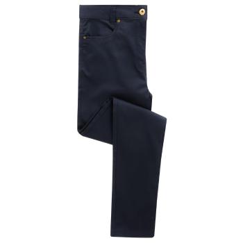 Premier Workwear Dámske džínsy Chino Performance - Námornícka modrá | XXXL/31