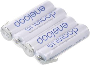 Panasonic eneloop Reihe F1x4 akupack - sada nabíjacích batérií 4x micro (AAA) spájkovacia špička v tvare Z Ni-MH 4.8 V 7