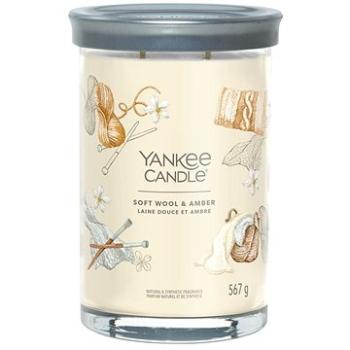 YANKEE CANDLE Signature 2 knôty Soft Wool & Amber 567 g (5038581142883)