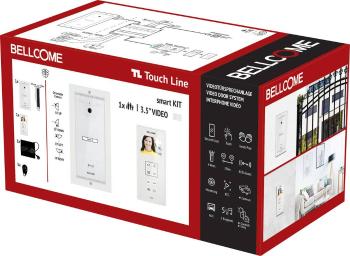 Bellcome VKM.P1F3.T3S4.BLW04 domové videotelefón káblový kompletný set 8-dielna biela