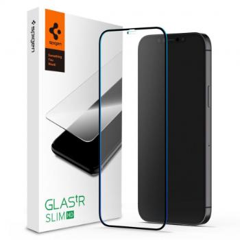 Spigen Glas.Tr Slim Full Cover ochranné sklo na iPhone 12 Pro Max, čierne