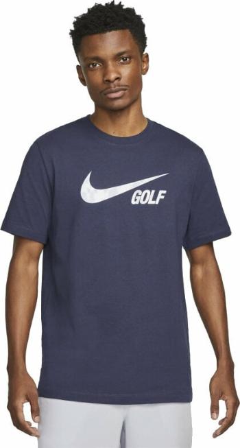 Nike Swoosh Mens Golf T-Shirt Midnight Navy M