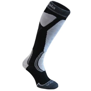 Ponožky Bridgedale Ski Easy On black / light grey/035 L (9-11,5) UK