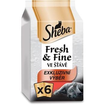 Sheba Fresh & Fine exkluzívny výber 6× 50 g (4770608260088)