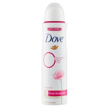 DOVE 0% ALU Ruže a Jazmín dezodorant sprej 150 ml