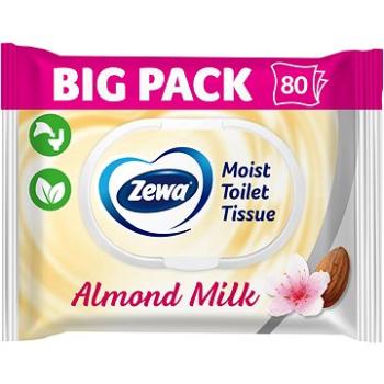 ZEWA Almond Milk vlhčený toaletný papier Big Pack (80 ks) (7322541475233)