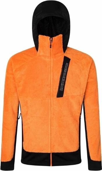 Rock Experience Blizzard Tech Man Fleece Persimmon Orange/Caviar M Outdoorová mikina