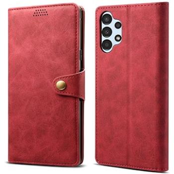 Lenuo Leather flipové puzdro pre Samsung Galaxy A13, červená (348268)