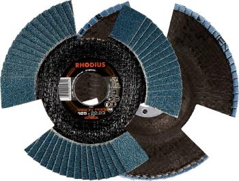 Rhodius 211304 Lamelový disk RHODIUS VSION PRO 125 x 22,23 mm K60 INOX zahnutý Priemer 125 mm   5 ks