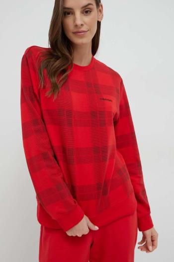 Tričko s dlhým rukávom Calvin Klein Underwear červená farba,