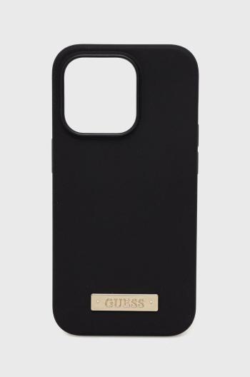 Puzdro na mobil Guess Iphone 14 Pro 6,1" čierna farba