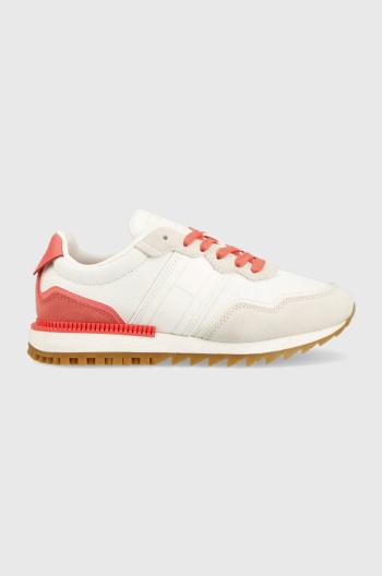 Tenisky Tommy Jeans TJW RETRO RUNNER biela farba, EN0EN02214