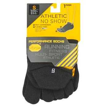 Vibram Fivefingers  Športové ponožky ATHLETIC NO SHOW  Čierna