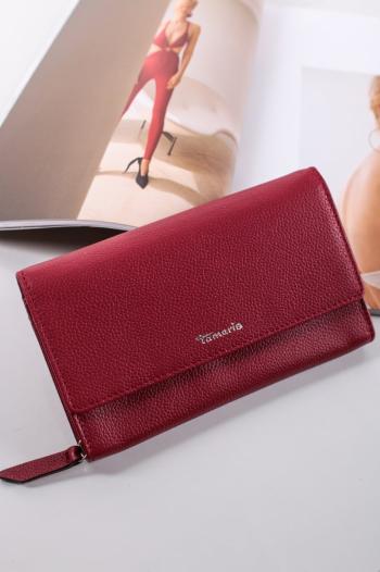 Červená kožená peňaženka Amanda 50008