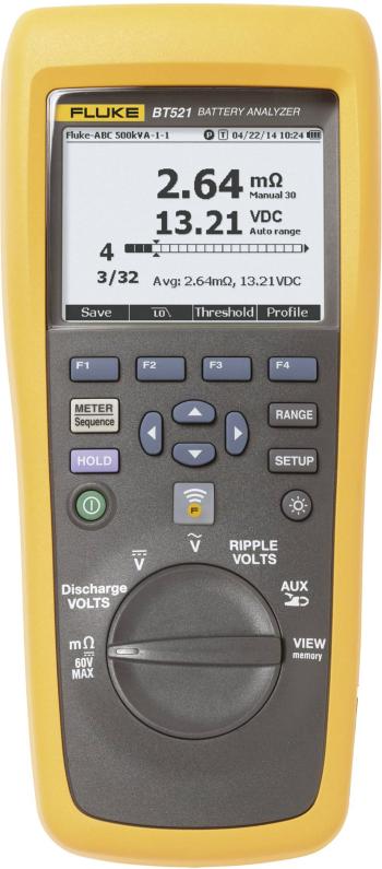 Fluke tester oloveného akumulátora BT521 Rozsah merania (skúšačka batérií) do 1000 V akumulátor, batérie 4489996