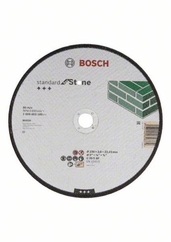 Bosch Accessories 2608603180 2608603180 rezný kotúč rovný  230 mm 22.23 mm 1 ks