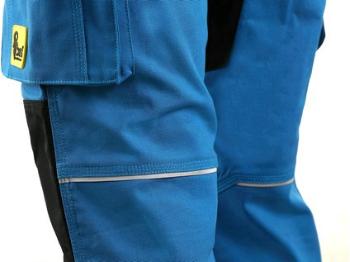 Nohavice CXS STRETCH, 170-176cm, pánska, stredne modrá-čierna, vel. 62