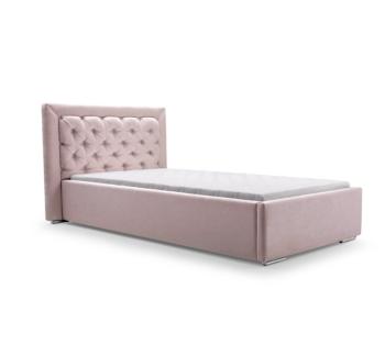 ArtIdz Čalúnená jednolôžková posteľ DANIELLE | 90 x 200 cm Farba: Ružová Mil 7383