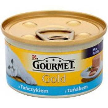 Gourmet Gold cons. cat jemná paštéta s tuniakom 85g + Množstevná zľava