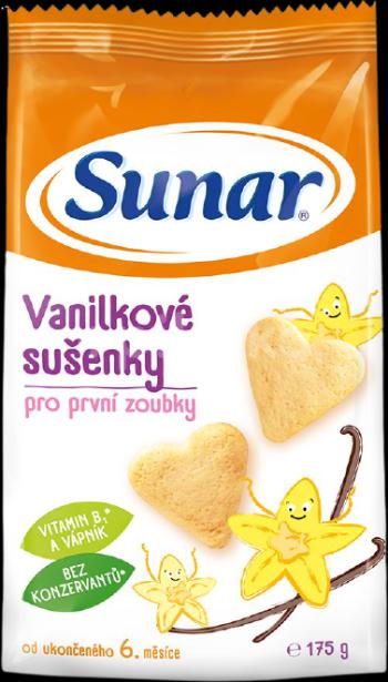 Sunar Vanilkové sušienky pre prvé zúbky 175 g