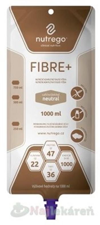Nutrego FIBRE+ s príchuťou neutral tekutá výživa, sondová 6x1000ml