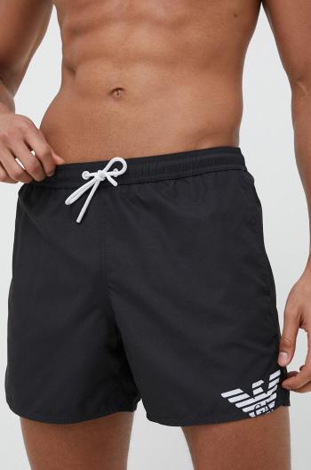 Plavkové šortky Emporio Armani Underwear čierna farba