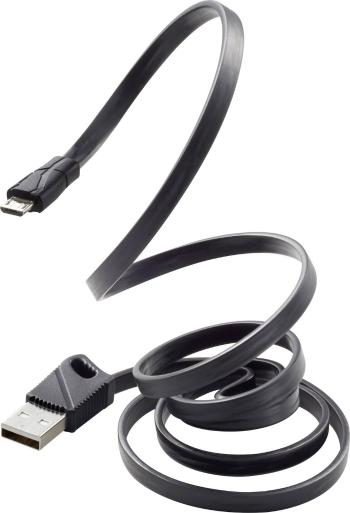 Renkforce #####USB-Kabel USB 2.0 #####USB-A Stecker, #####USB-Micro-B Stecker 1.00 m čierna
