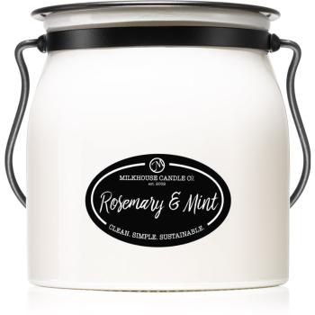 Milkhouse Candle Co. Creamery Rosemary & Mint vonná sviečka Butter Jar 454 g