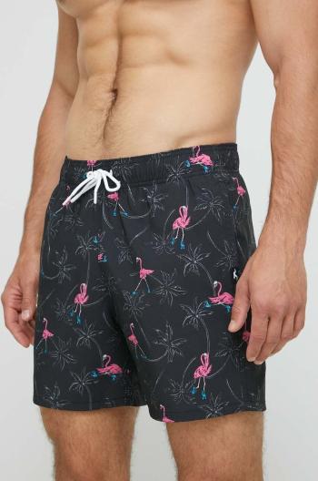 Plavkové šortky Hollister Co. čierna farba