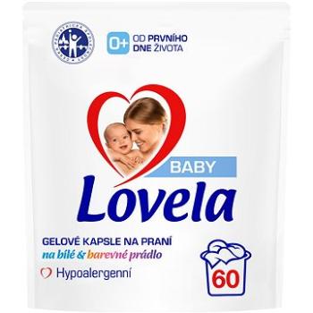 LOVELA Baby gelové kapsule na pranie 60 ks (5908252010479) + ZDARMA Dojčenská fľaša Nuk