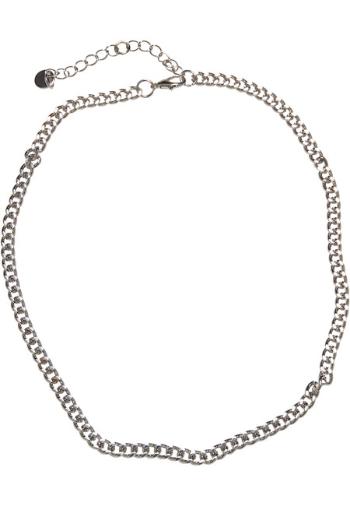 Urban Classics Small Saturn Basic Necklace silver - UNI