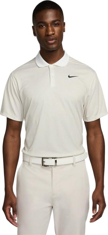 Nike Dri-Fit Victory+ Mens Light Bone/Summit White/Black S Polo košeľa