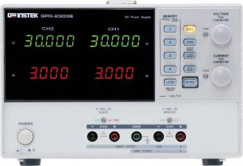 GW Instek GPD-3303S laboratórny zdroj s nastaviteľným napätím  0 - 30 V/DC 1 - 3 A 195 W USB  Počet výstupov 3 x