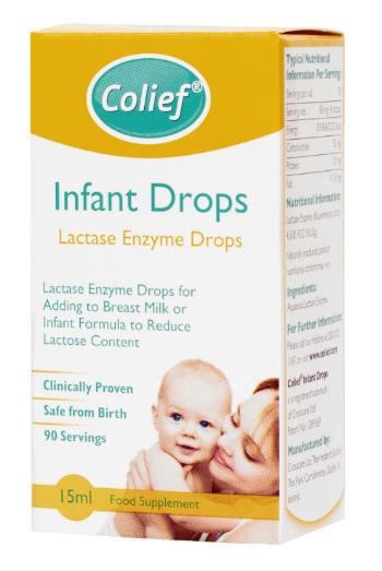 COLIEF Infant Drops Lactase Enzyme kvapky do mlieka proti kolike 15 ml