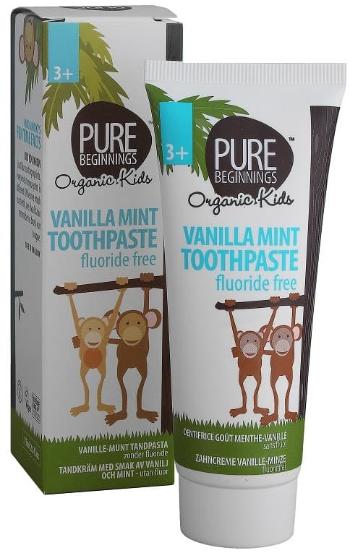 Pure Beginnings Zubná pasta pre deti, bez fluoridu, vanilkovo-mätová príchuť 75 ml