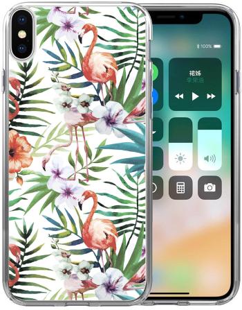 MY ART obal Apple iPhone X / XS FLAMINGOS (009)