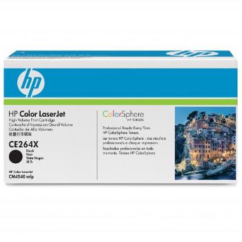 HP originál toner CE264X, black, 17000str., HP 646X, HP LaserJet CM4540, O