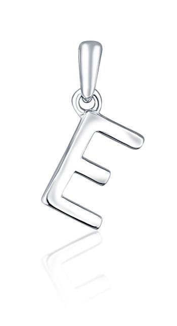 JVD Minimalistický strieborný prívesok písmeno "E" SVLP0948XH2000E