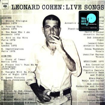 Leonard Cohen - Leonard Cohen: Live Songs (LP)