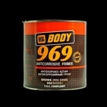 HB BODY 969 - Jednozložková základná farba na kov a drevo červenohnedá 1 kg