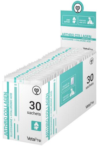 VetaPro ArthroCollagen kĺbová výživa pre psy a mačky 30 sáčkov x 3g