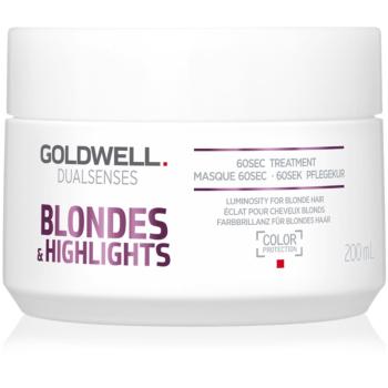 Goldwell Dualsenses Blondes & Highlights regeneračná maska neutralizujúci žlté tóny 200 ml