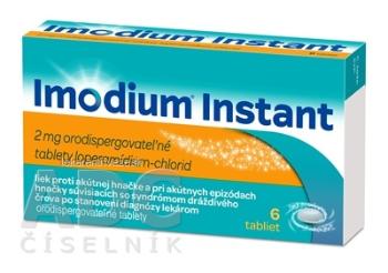 Imodium Instant tbl oro 2 mg (blis.papier/PET/Al/PVC/PA) 1x6 ks