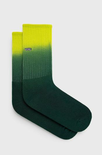 Detské ponožky Vans zelená farba