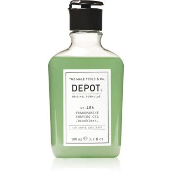 Depot No. 406 Transparent Shaving Gel gél na holenie brushless 100 ml