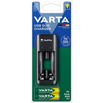 VARTA nabíjačka Duo USB Charger + 2 AAA 800 mAh R2U (57651201421)