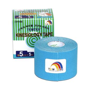 Temtex Classic kinesiotape 5cm x 5m modrý